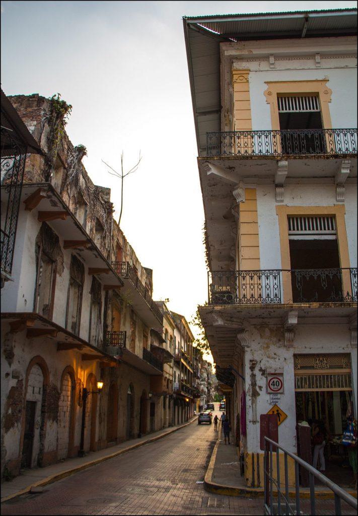 Colonial buildings in Panama City