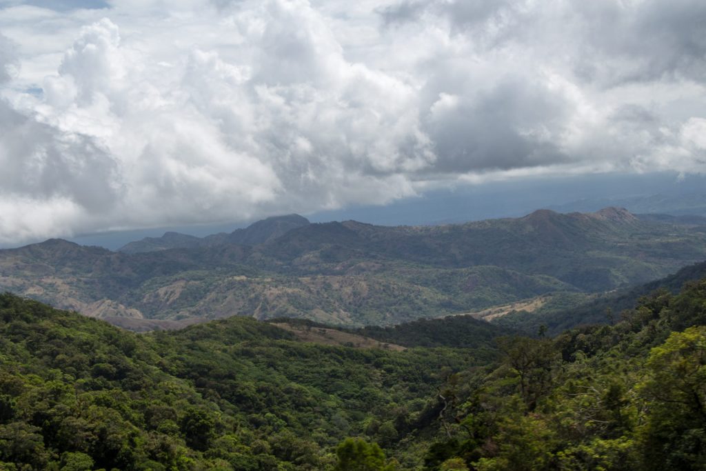 Lush valleys in Boquete highlands