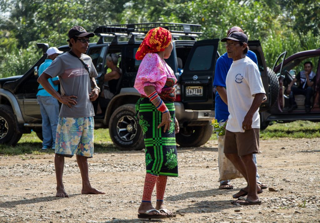 Kuna woman in a traditional clothing