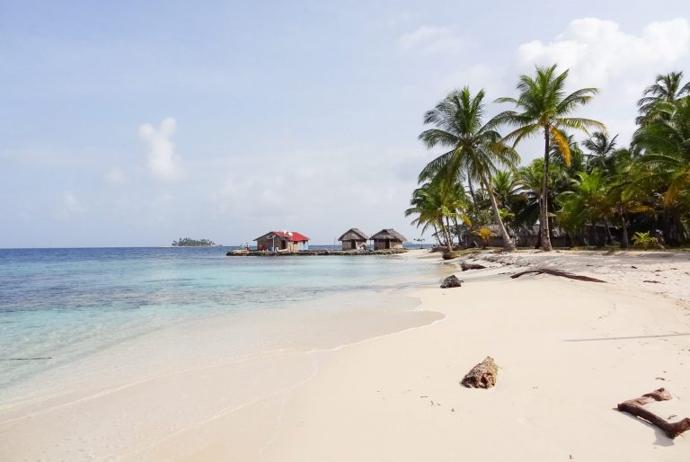 Beautiful beaches of San Blas, Panama